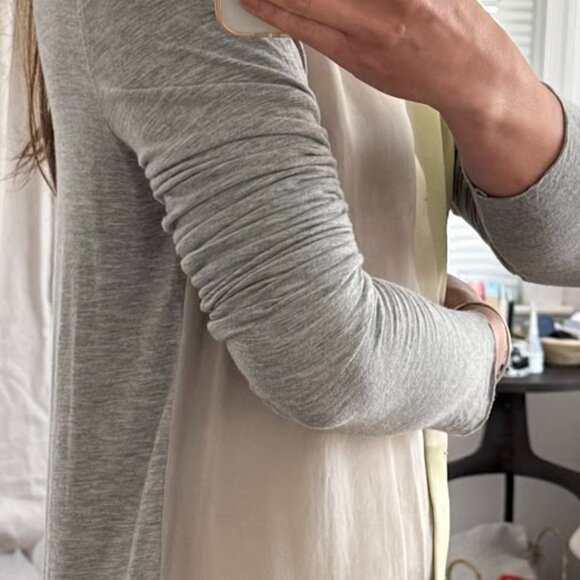 Elie Tahari Light Gray Blouse - Picture 8 of 8